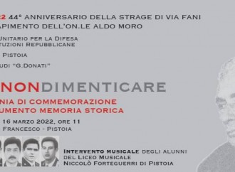 Mercoledì la cerimonia in piazza San Francesco per ricordare la strage di via Fani e il rapimento di Aldo Moro